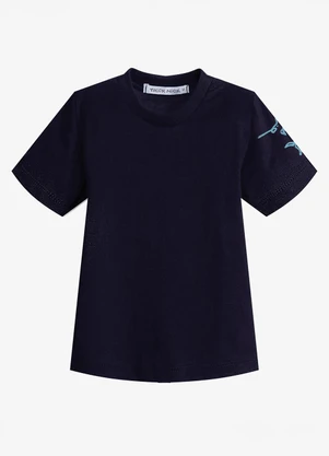 Trick Nick - Conjunto Infantil Camiseta e Jardineira Azul - TRICK NICK