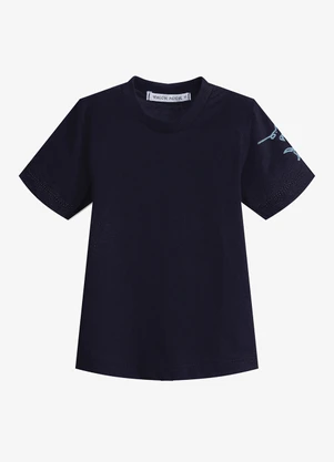 Trick Nick - Conjunto Infantil Camiseta e Jardineira Azul - TRICK NICK