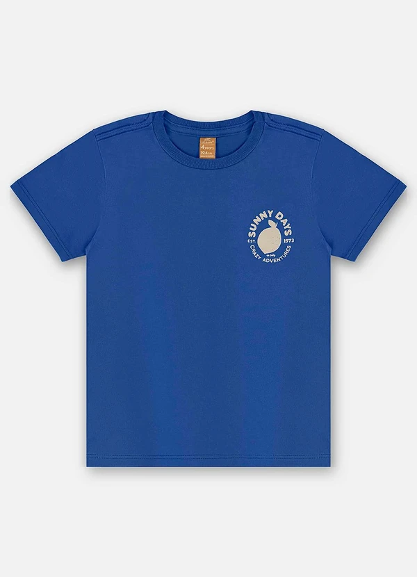 Up Baby - Conjunto Infantil Camiseta e Short Azul 4