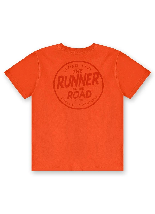 Up Baby - Conjunto Infantil Camiseta e Short Laranja 5