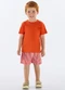Up Baby - Conjunto Infantil Camiseta e Short Laranja - variação: Laranja