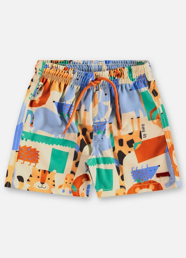 Up Baby - Conjunto Infantil Camiseta e Short Laranja 6