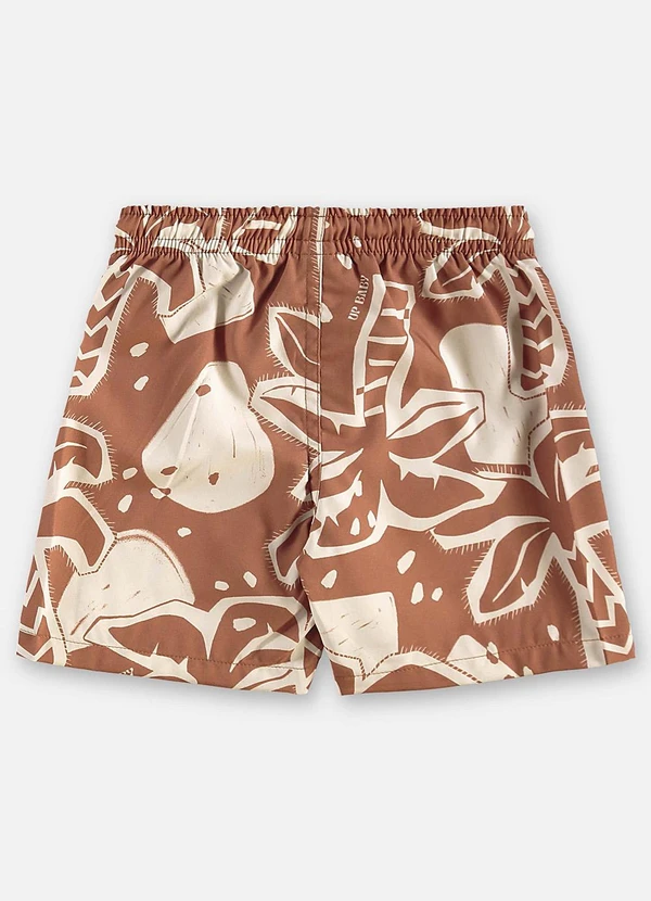 Up Baby - Conjunto Infantil Camiseta e Short Marrom 7