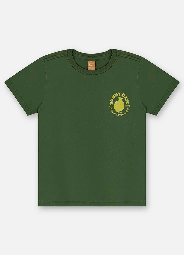 Up Baby - Conjunto Infantil Camiseta e Short Verde 4