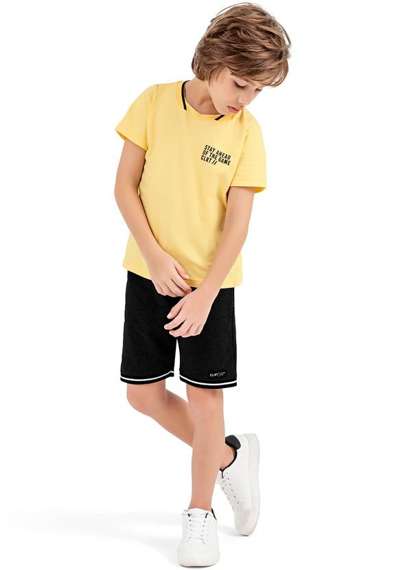 Colorittá - Conjunto Infantil com Frase Colorittá Amarelo
