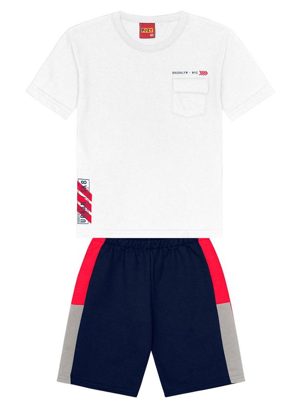 Kyly - Conjunto Infantil com Recortes Branco 1