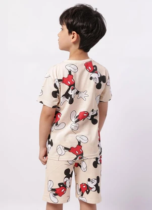 Torra - Conjunto Infantil Curto Mickey Bege - TORRA