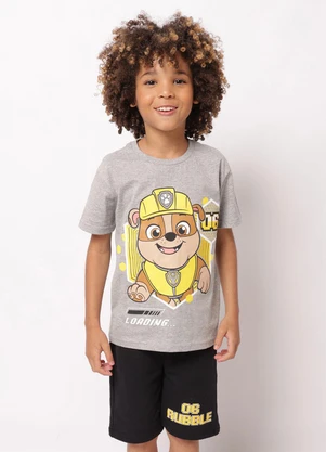 Torra - Conjunto Infantil Curto Patrulha Canina Cinza - TORRA