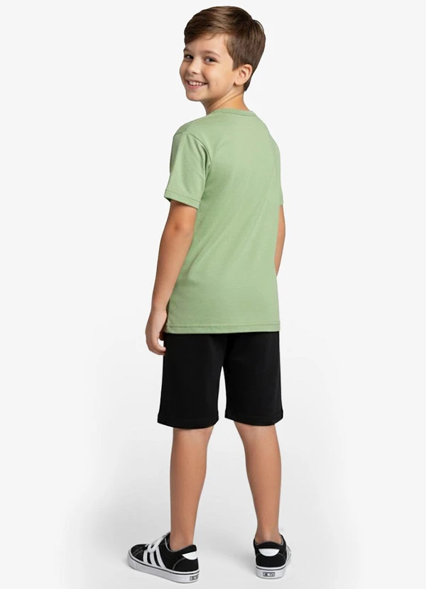 Select - Conjunto Infantil Curto Verão Menino Verde 2