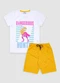 Turminha - Conjunto Infantil Dangerous Branco - variação: Branco