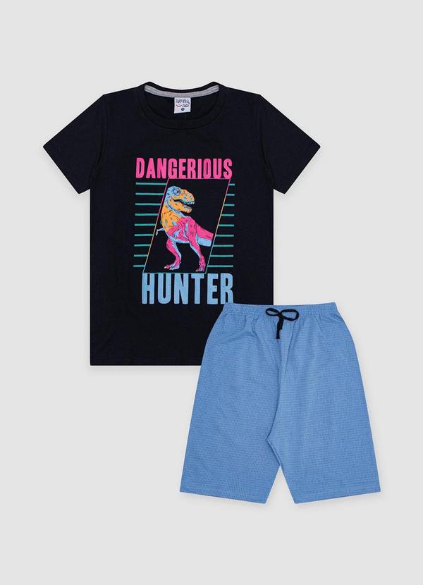 Turminha - Conjunto Infantil Dangerous Preto