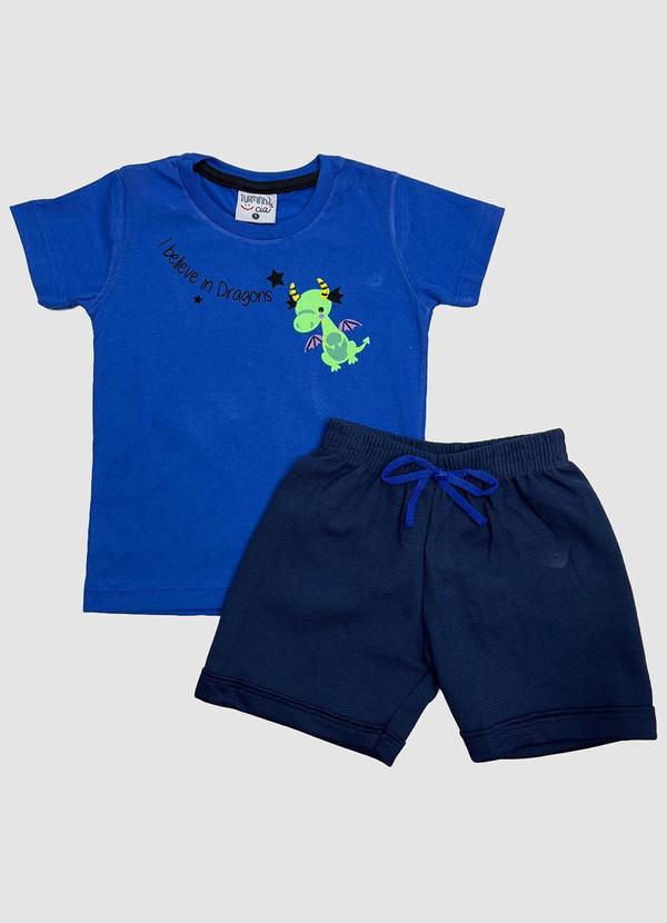 Turminha - Conjunto Infantil Dino Azul 2