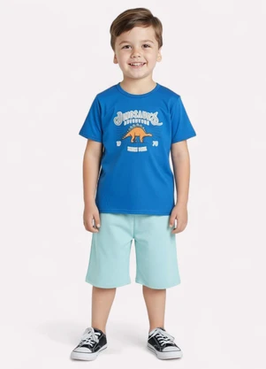 Kyly - Conjunto Infantil Dinossauro Azul - KYLY