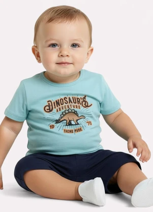 Kyly - Conjunto Infantil Dinossauro Verde - KYLY
