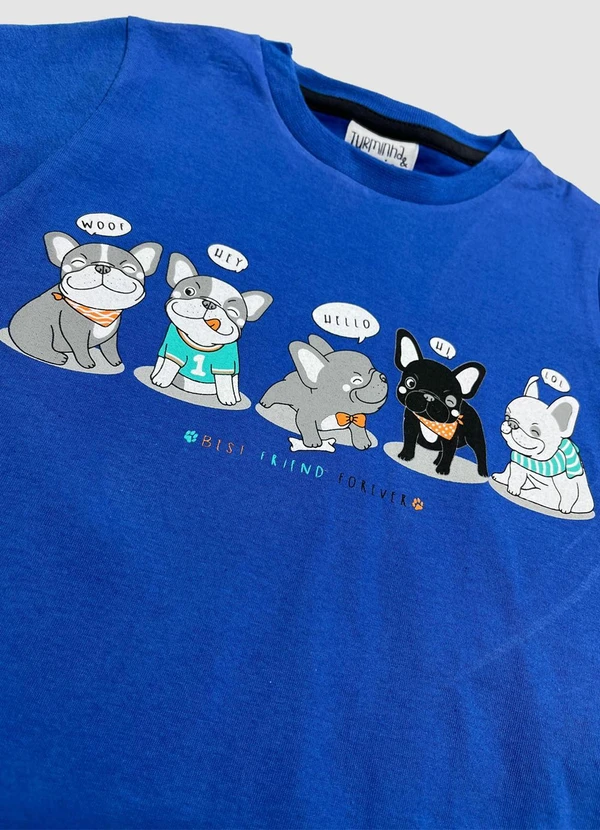 Turminha - Conjunto Infantil Dogs Azul 3