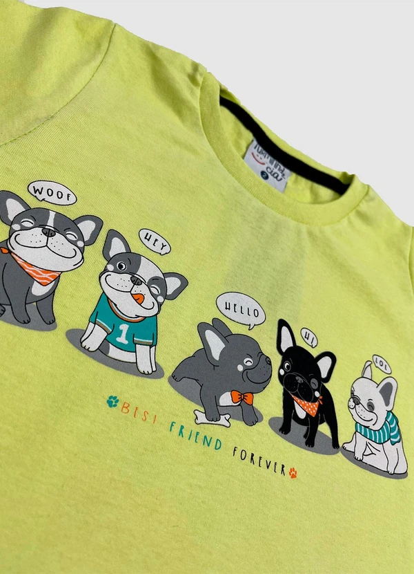 Turminha - Conjunto Infantil Dogs Vermelho 3