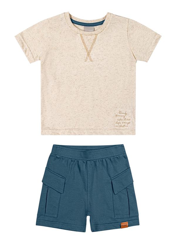 Colorittá - Conjunto Infantil  Eco Linho Colorittá Bege