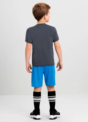 Conjunto Infantil em Malha Dry Fit Quimby Azul - QUIMBY