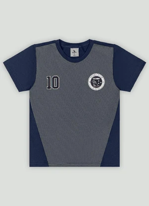 Conjunto Infantil em Malha Dry Fit Quimby Cinza - QUIMBY