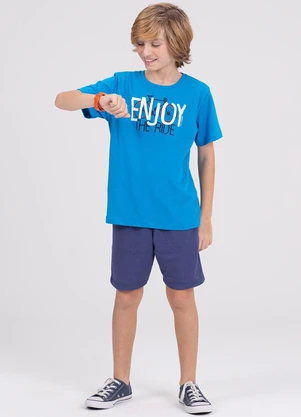 Vida Costeira - Conjunto Infantil Enjoy The Ride Azul - VIDA COSTEIRA