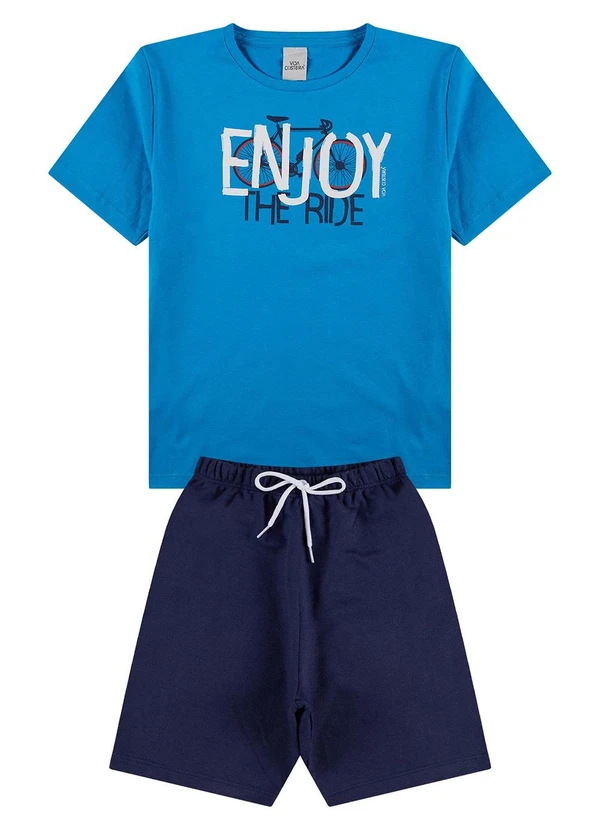 Vida Costeira - Conjunto Infantil Enjoy The Ride Azul 2