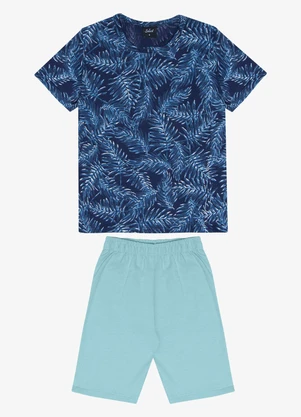 Select - Conjunto Infantil Estampado Masculino Azul - SELECT