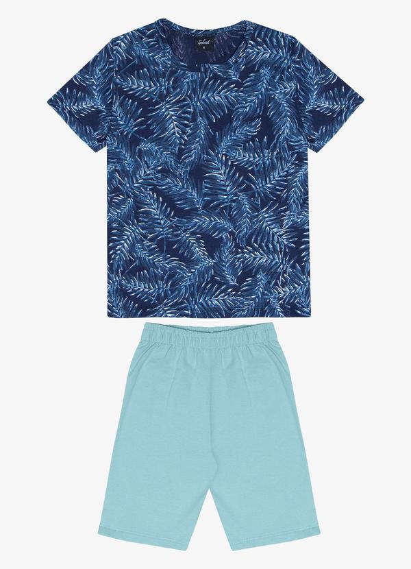 Select - Conjunto Infantil Estampado Masculino Azul