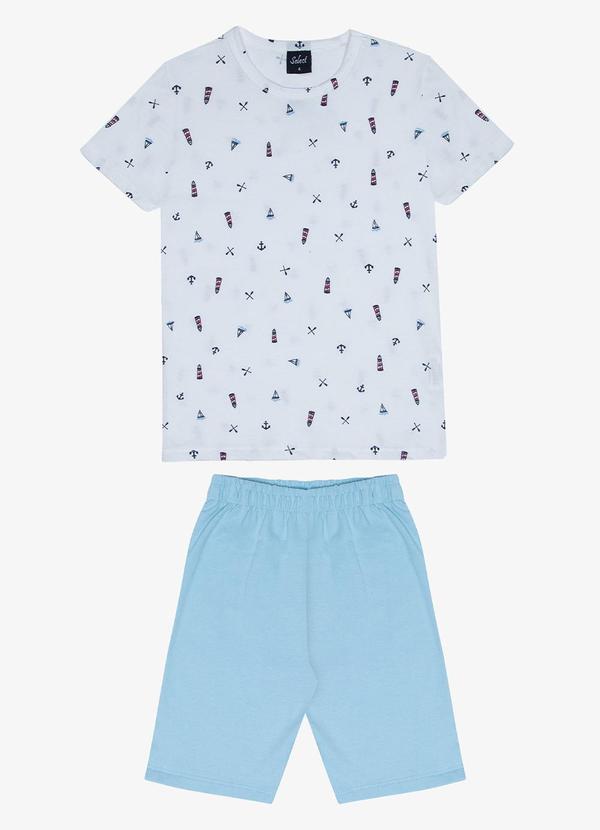 Select - Conjunto Infantil Estampado Masculino Bege