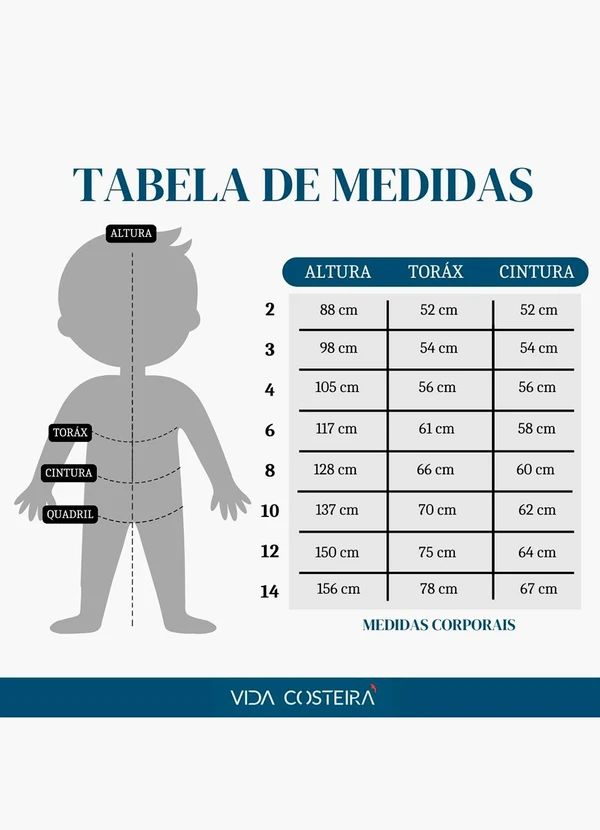 Vida Costeira - Conjunto Infantil Flamê Waves Azul 3