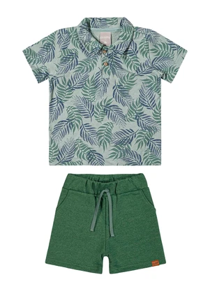 Conjunto Infantil  Folhagem Colorittá (Verde) - COLORITTÁ