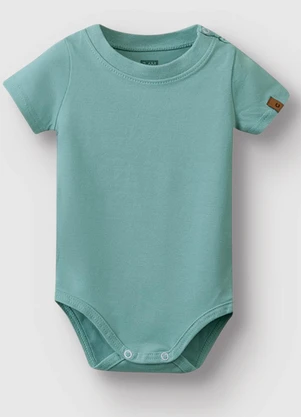 Carinhoso - Conjunto Infantil Folhagens Azul Turquesa - CARINHOSO