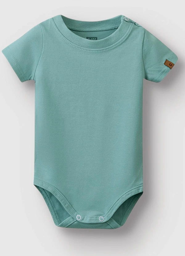 Carinhoso - Conjunto Infantil Folhagens Azul Turquesa 2