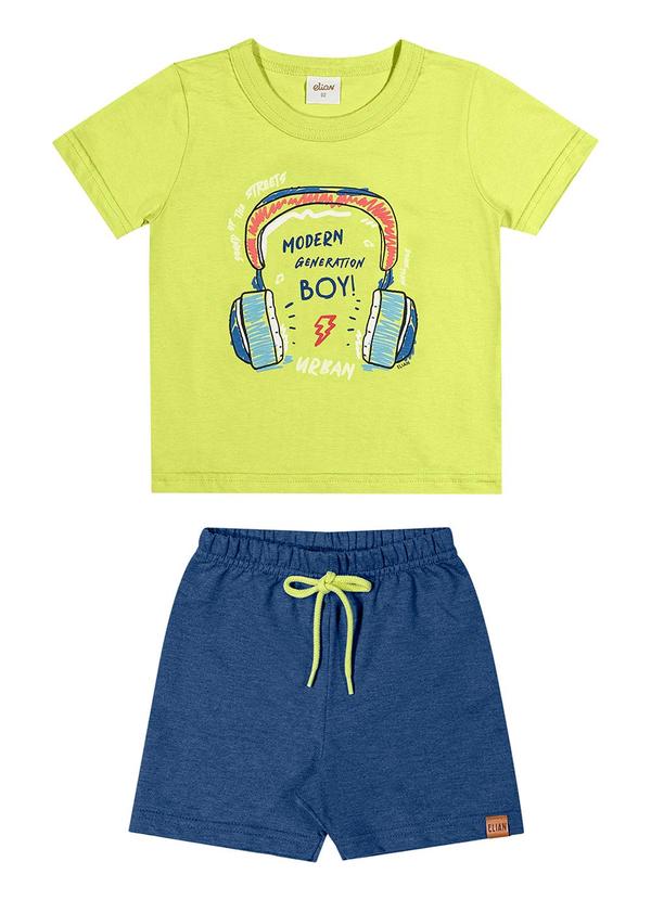 Elian - Conjunto Infantil Fone de Ouvido Elian Verde 2