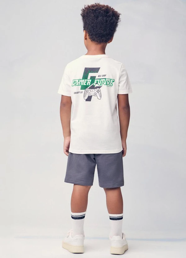 Youccie - Conjunto Infantil Gamer Future Branco 2