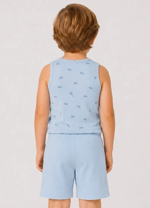 Select - Conjunto Infantil Machão e Bermuda Azul - SELECT