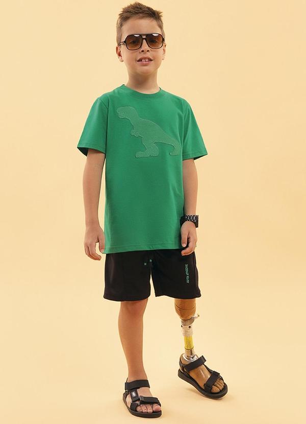 Soft Bonni - Conjunto Infantil Maia Malha Moletinho Verde