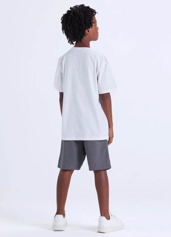 Vida Costeira - Conjunto Infantil Masculin Avião Off White 2