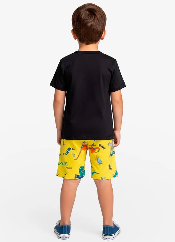 Rovi Kids - Conjunto Infantil Masculino Amarelo 2