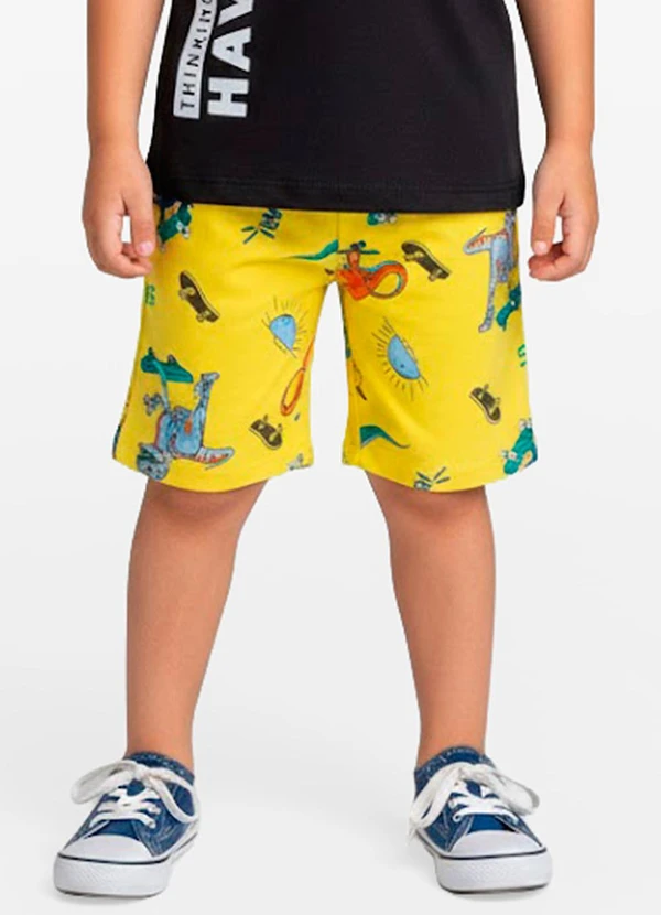 Rovi Kids - Conjunto Infantil Masculino Amarelo 4