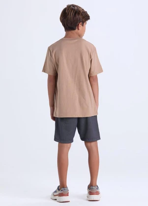 Vida Costeira - Conjunto Infantil Masculino Avião Bege - VIDA COSTEIRA