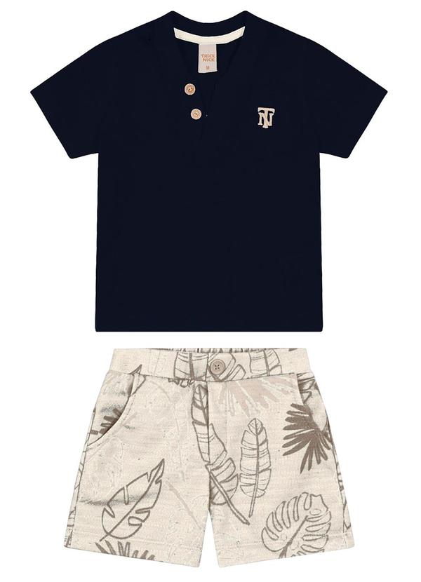 Trick Nick - Conjunto Infantil Masculino Azul