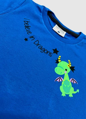 Turminha - Conjunto Infantil Masculino Azul - TURMINHA