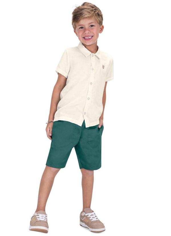 Trick Nick - Conjunto Infantil Menino Bege