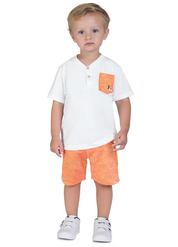 Milon - Conjunto Infantil Menino Branco