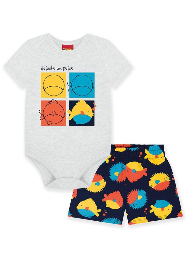 Kyly - Conjunto Infantil Masculino Cinza
