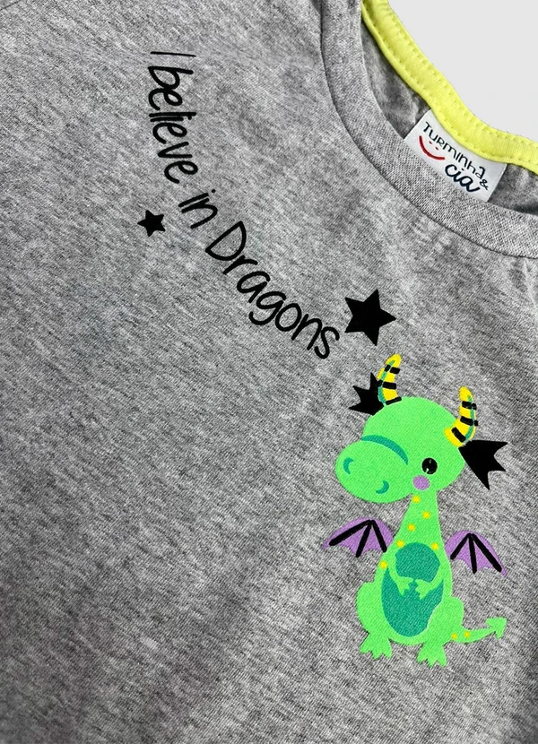 Turminha - Conjunto Infantil Masculino Cinza 2