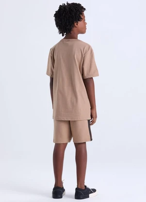 Vida Costeira - Conjunto Infantil Masculino com Tela Bege - VIDA COSTEIRA