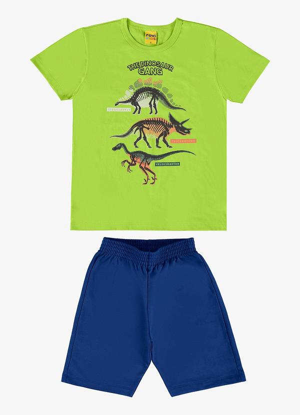 Rovi Kids - Conjunto Infantil Masculino Dino Verde 6