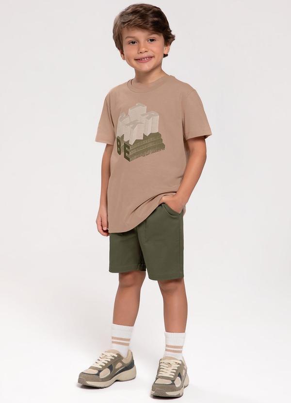 Trick Nick - Conjunto Infantil Masculino Marrom