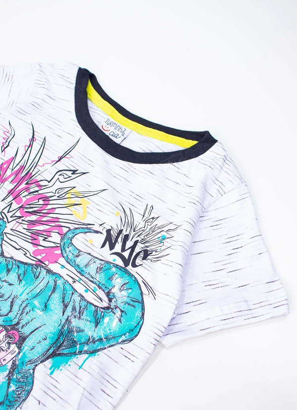 Turminha - Conjunto Infantil Masculino Meia Malha Jet Preto 2